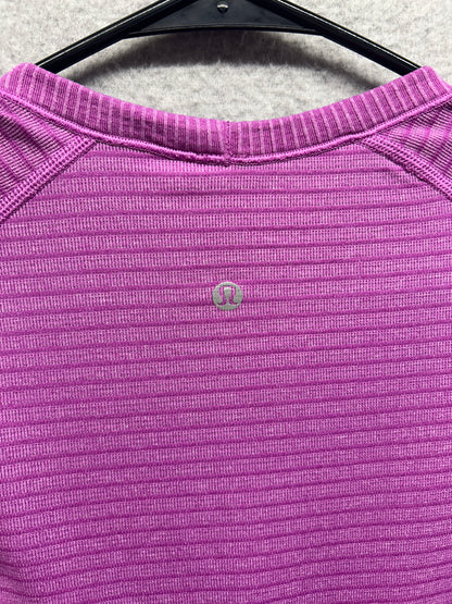 Lululemon Swiftly Tech Long Sleeve Crew Size 4 Heathered Ultra Violet