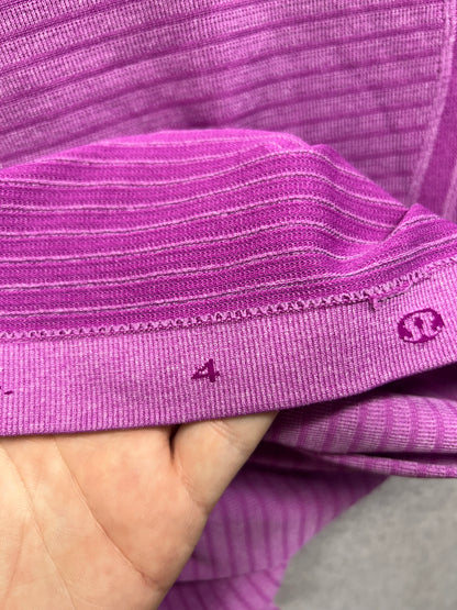 Lululemon Swiftly Tech Long Sleeve Crew Size 4 Heathered Ultra Violet