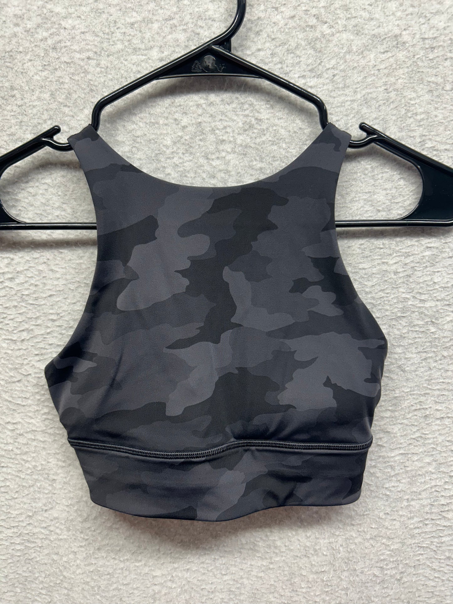 Lululemon Energy High-Neck Longline Bra Size 4 Heritage 365 Camo Deep Coal Multi