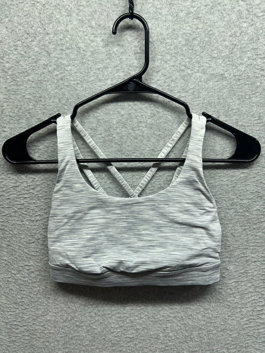 Lululemon Energy Bra Size 4 Ombre Melange Space Dye EB White Multi