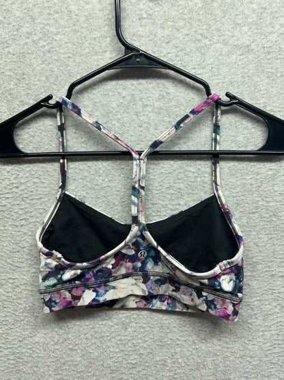 Lululemon Flow Y Bra Nulu Size 4 Utopia Multi