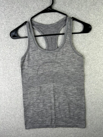 Lululemon Swiftly Tech Racerback Size 4 Heathered Slate