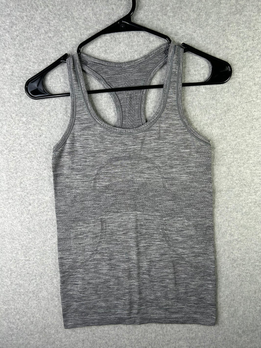 Lululemon Swiftly Tech Racerback Size 4 Heathered Slate