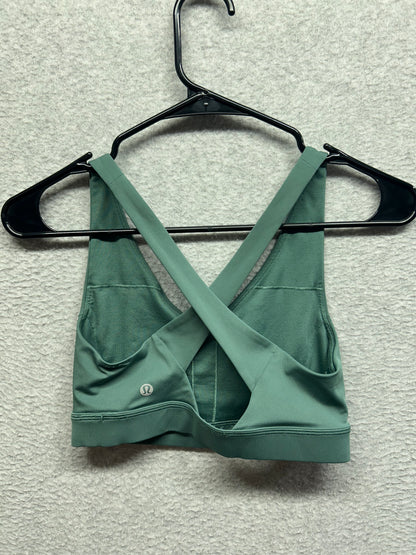 Lululemon Envital Bra Size 4 (Square) Medium Forest