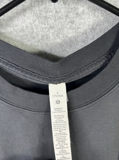 Lululemon All Yours Short Sleeve T-Shirt Size 4 Black