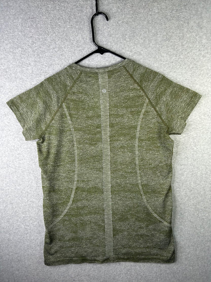Lululemon Swiftly Speed Short Sleeve Size 14 Everglades Field Green