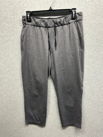 Lululemon On the Fly Crop 23" Size 6 Heathered Gray