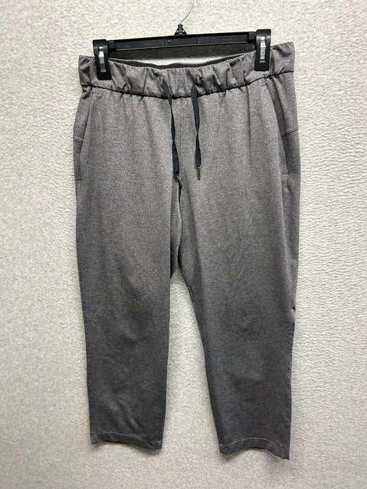 Lululemon On the Fly Crop 23" Size 6 Heathered Gray