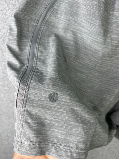 Lululemon Pace Breaker Short Linerless 7" Size Small Heather Allover Sea Salt Light Cast