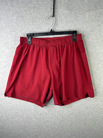 Lululemon Surge Short Liner 6" Size Large Caliente