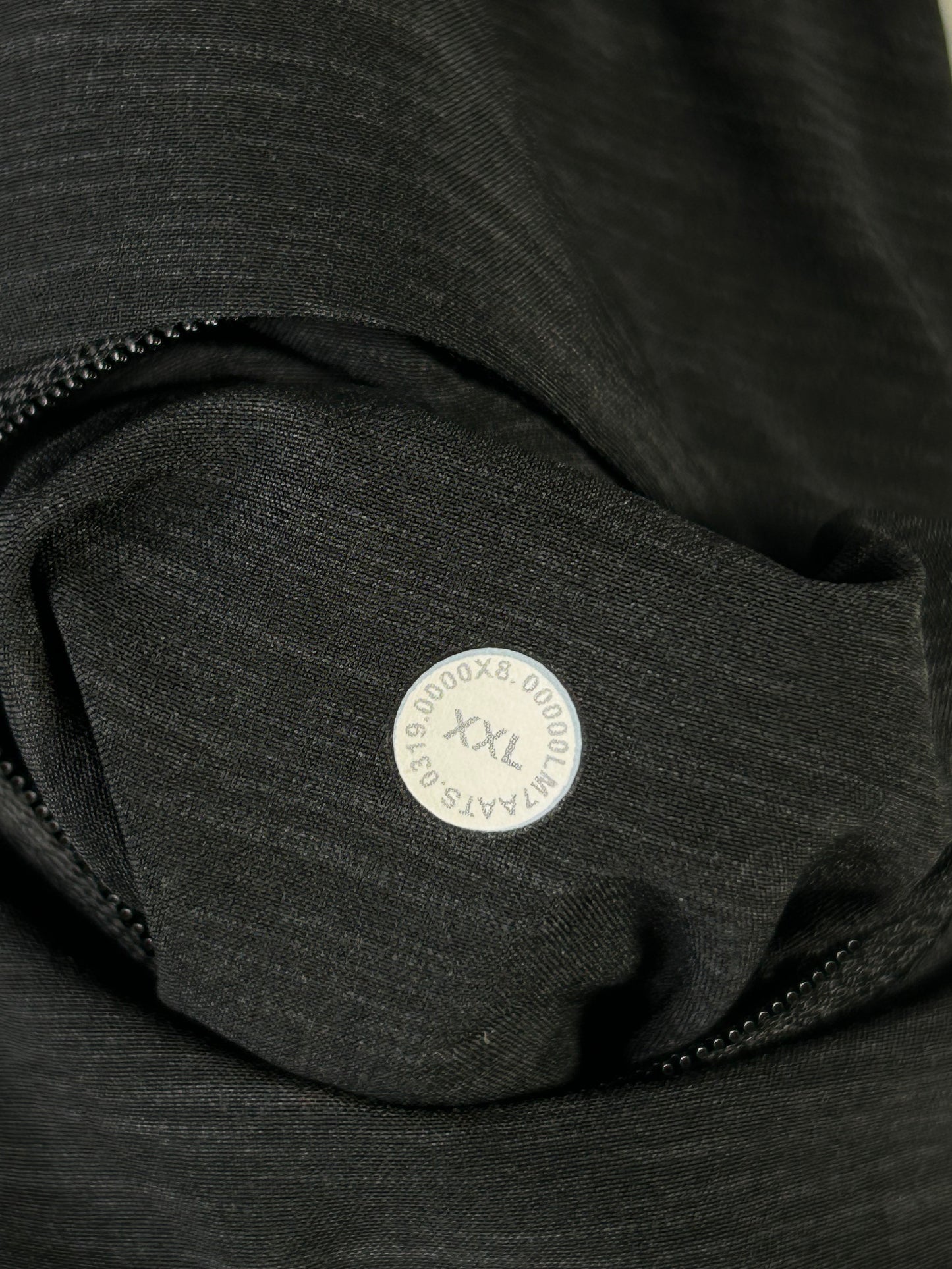 Lululemon T.H.E. Short Linerless 11" Size 2XL Heather Allover Deep Coal Black