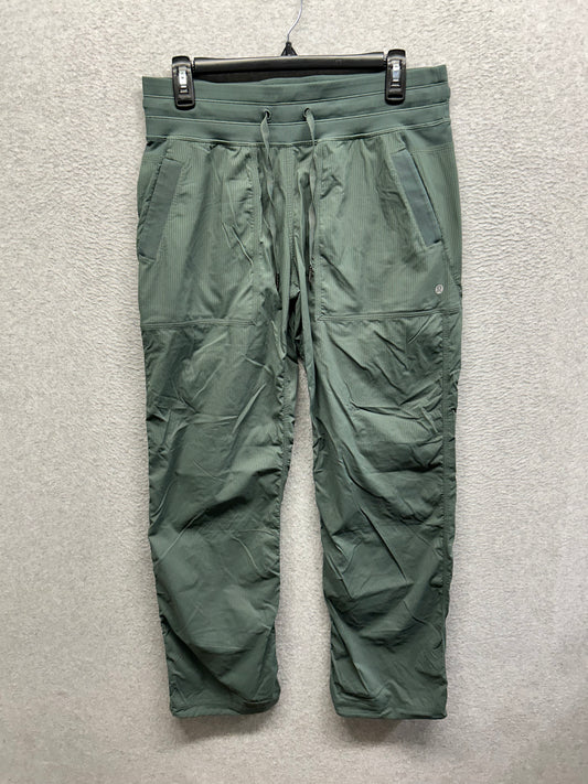 Lululemon Dance Studio Mid-Rise Full Length Pant Size 8 (Square) Dark Forest