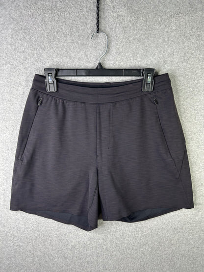 Lululemon Balancer Short 6" Everlux Size M Heathered Black