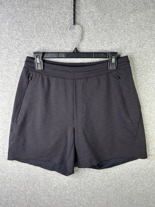 Lululemon Balancer Short 6" Everlux Size M Heathered Black