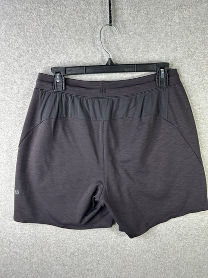 Lululemon Balancer Short 6" Everlux Size M Heathered Black