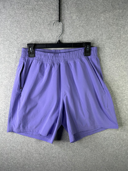 Lululemon Pace Breaker Linerless Short 5" Size M Charged Indigo