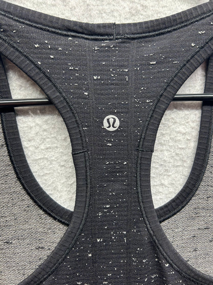 Lululemon Swiftly Tech Racerback Size 6 Black Speckled