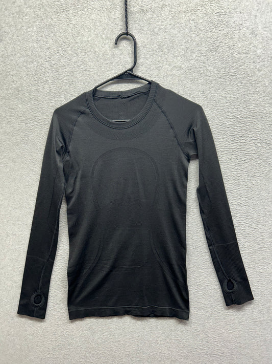 Lululemon Swiftly Tech Long Sleeve Crew Size 6 Black