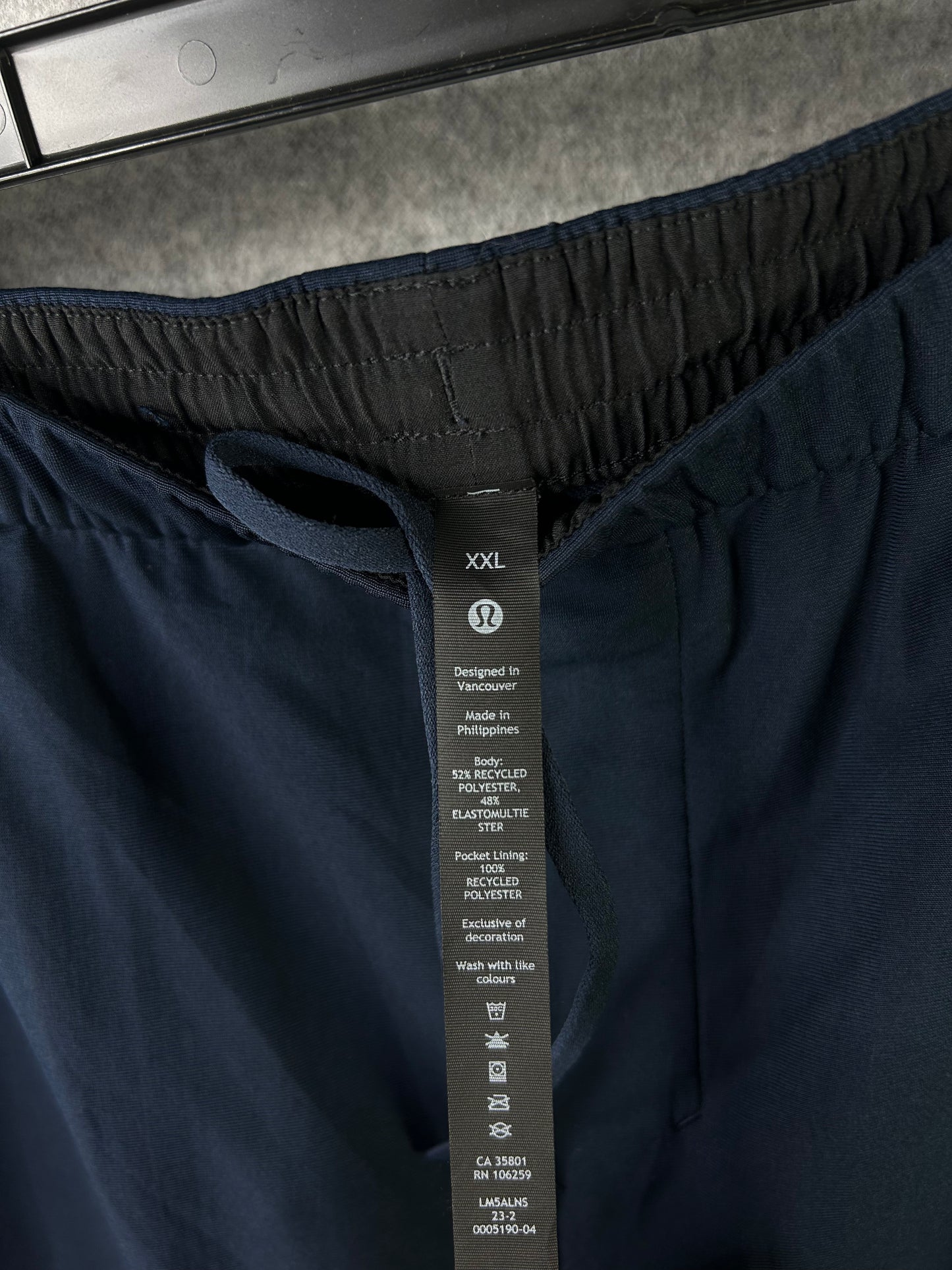 Lululemon ABC Pull-On Pant Mens Size 2XL True Navy