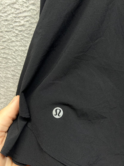 Lululemon Court Rival High Rise Skirt Tall Size 6 Black