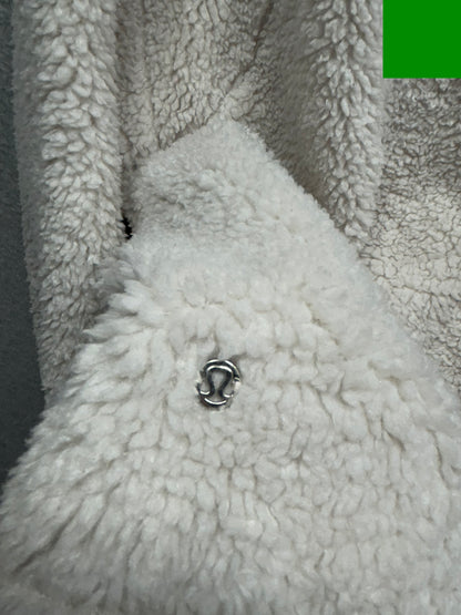 Lululemon Cinchable Fleece Zip-Up Size 6 Bone