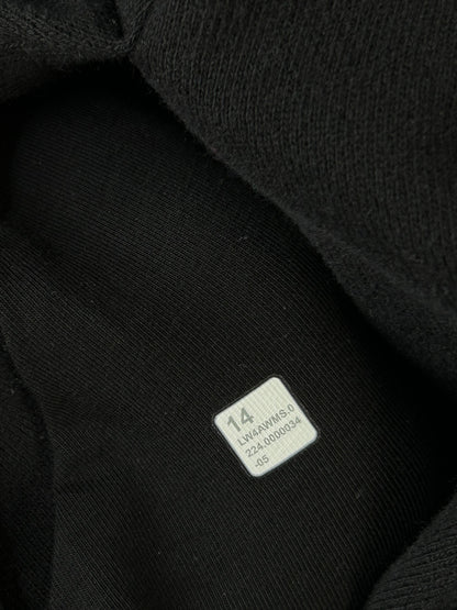 Lululemon Scuba Hoodie Light Cotton Fleece Size 14 Black (Sqaure Dot)