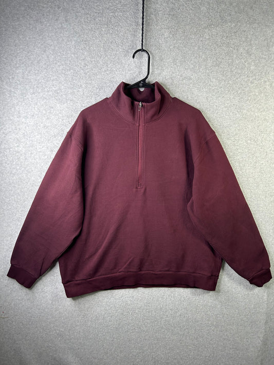 Lululemon Steady State Half Zip Mens Size XL Garnet