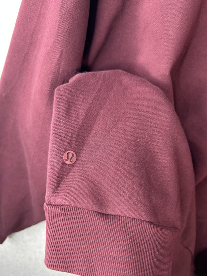 Lululemon Steady State Half Zip Mens Size XL Garnet