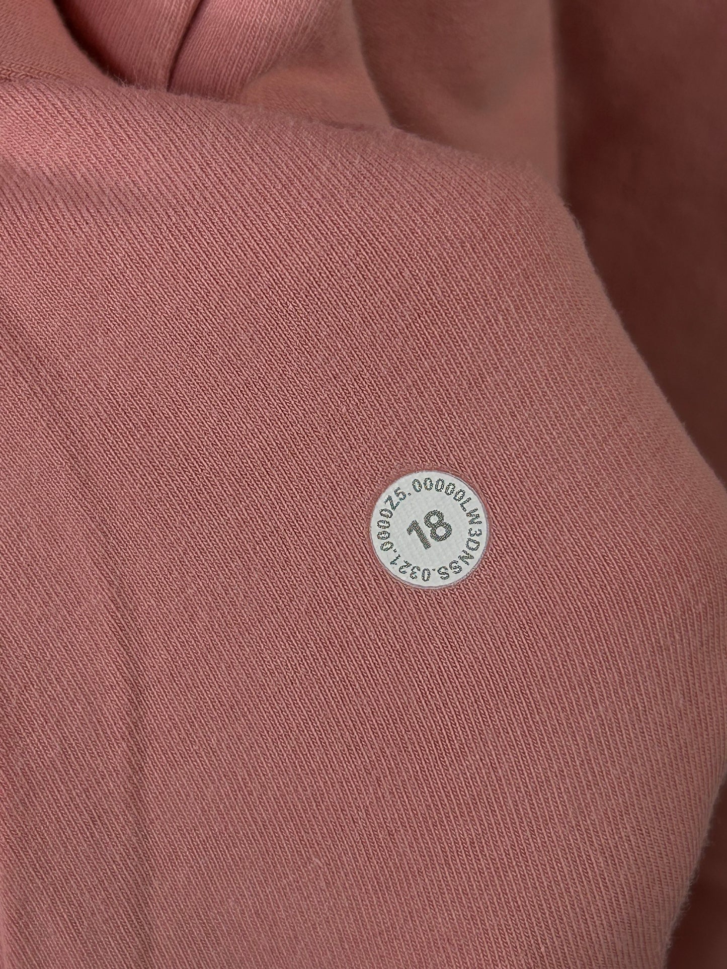 Lululemon Scuba Crew Size 18 Pink Puff