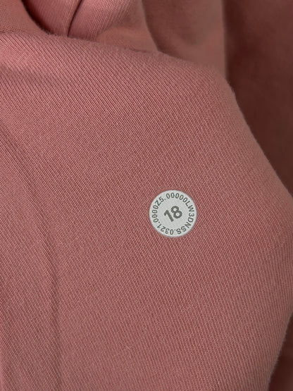 Lululemon Scuba Crew Size 18 Pink Puff