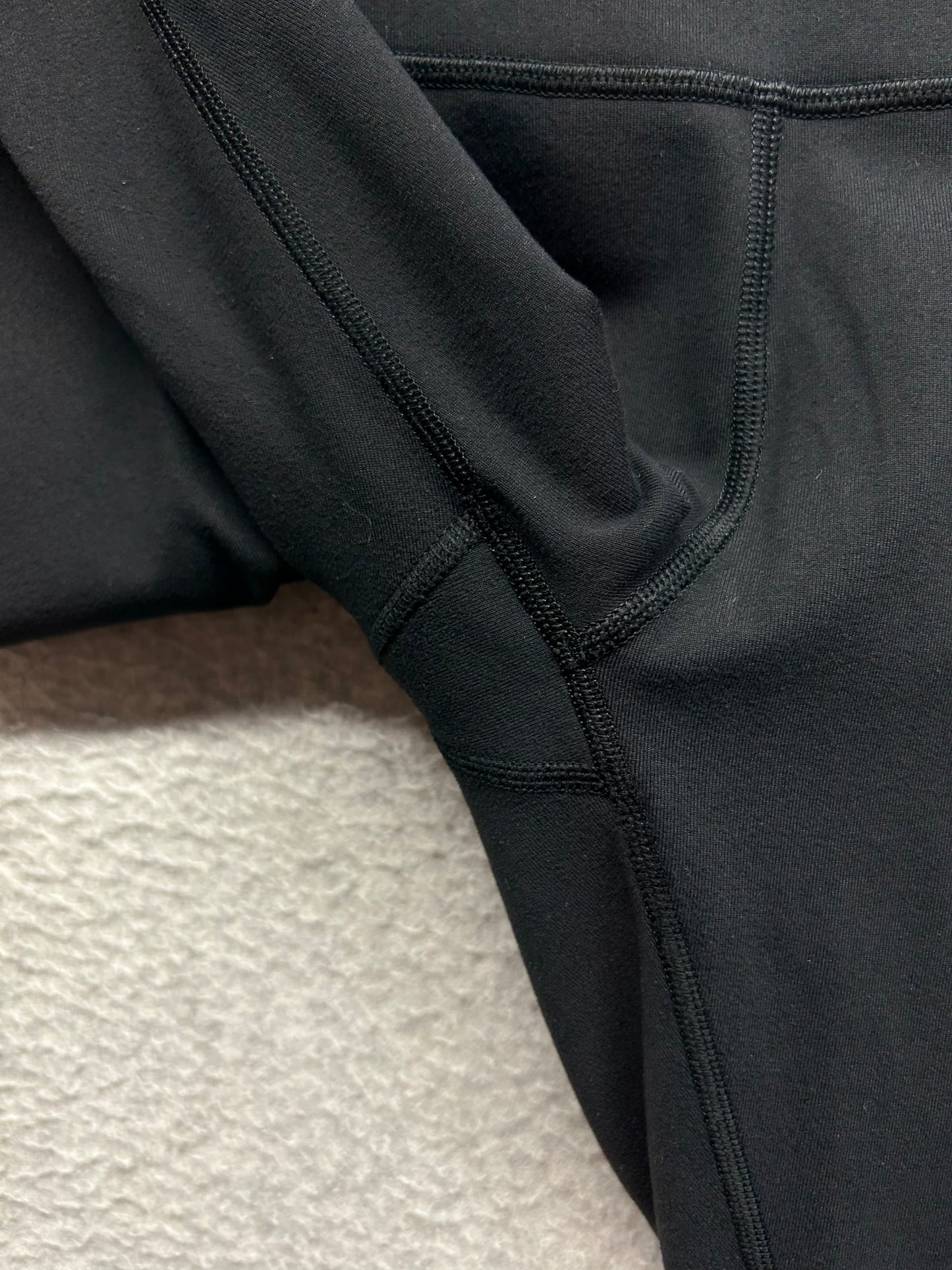Lululemon Wunder Under Crop Hi-Rise Luon 21" Size 8 Black