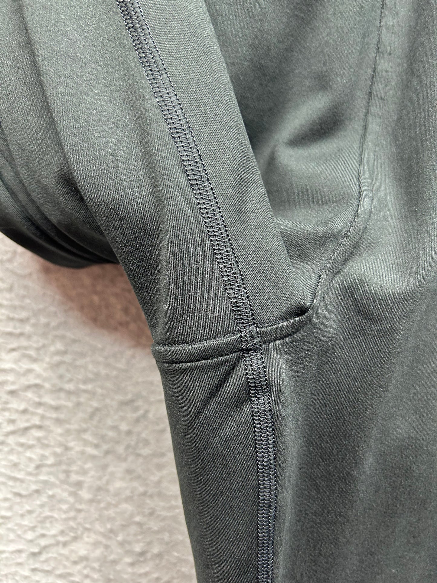 Lululemon Its Rulu Run Fleece High-Rise Jogger Full Length Size 8 (Square) Black
