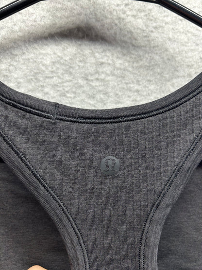 Lululemon Ebb To Street Racerback Crop Tank Size 8 Black