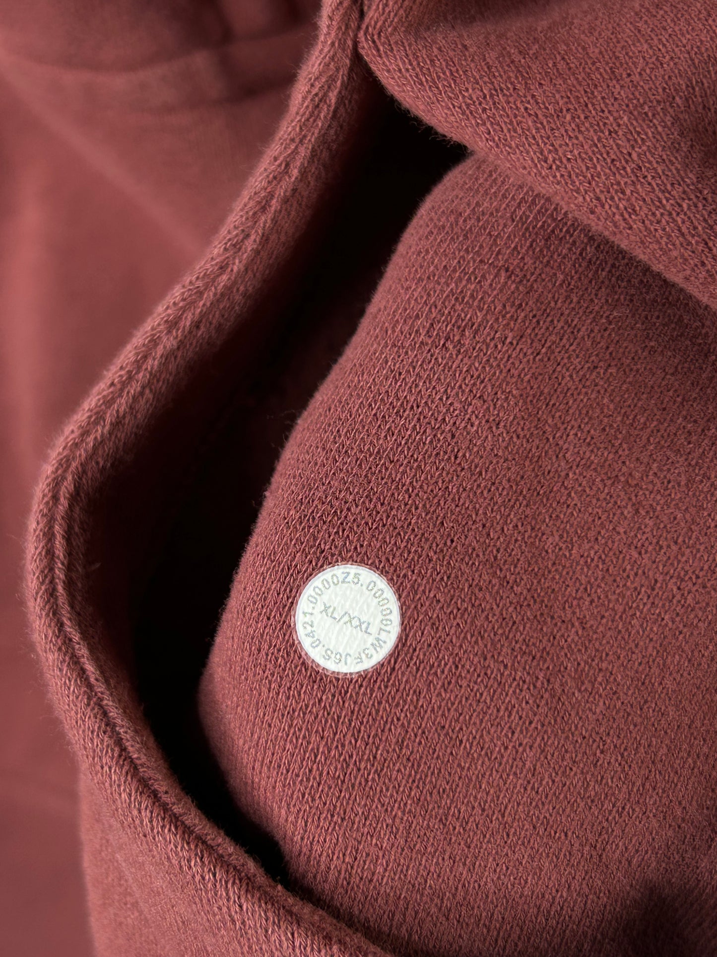 Lululemon Scuba Oversized Funnel Neck Half-Zip Size XL/XXL Smoky Red