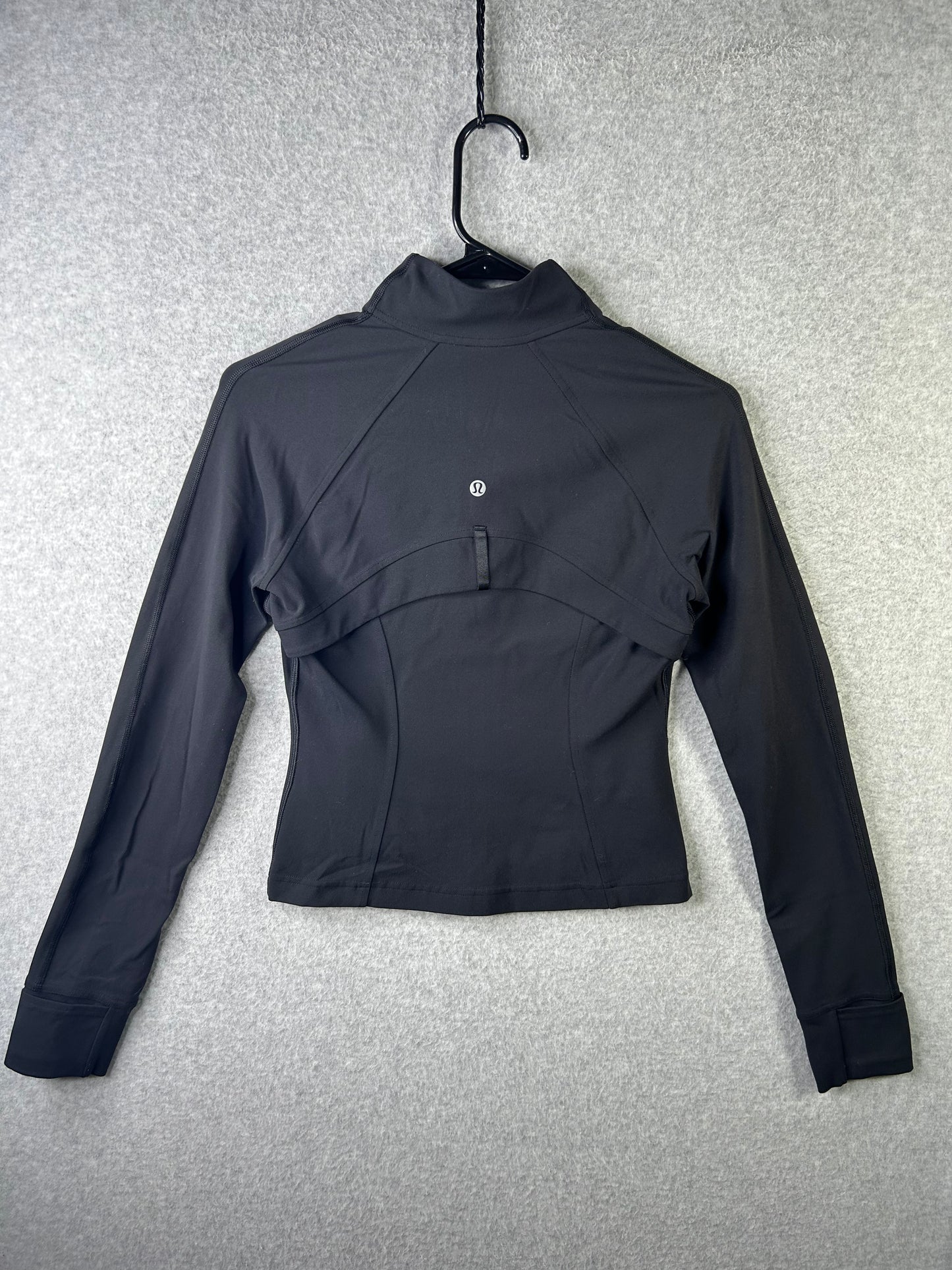 Lululemon Nulu Cropped Define Jacket Size 6 Black (Square Dot)