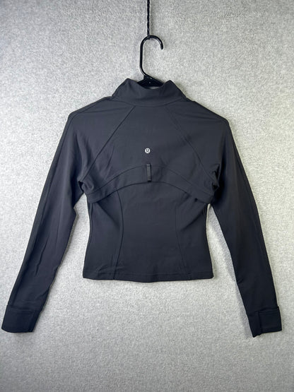 Lululemon Nulu Cropped Define Jacket Size 6 Black (Square Dot)