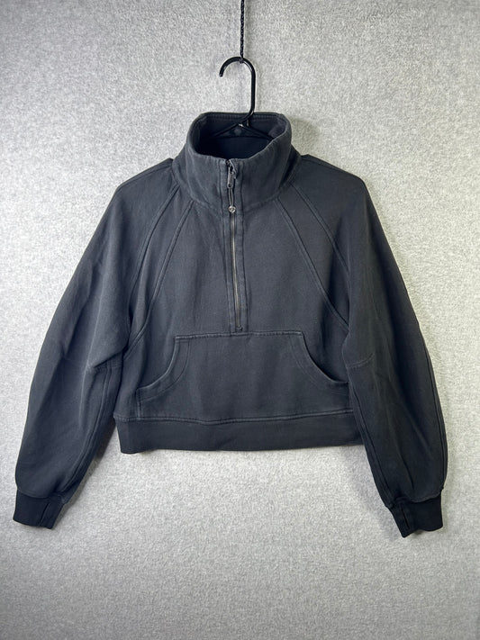 Lululemon Scuba Oversized Funnel Neck Shirt Size XS/S Black