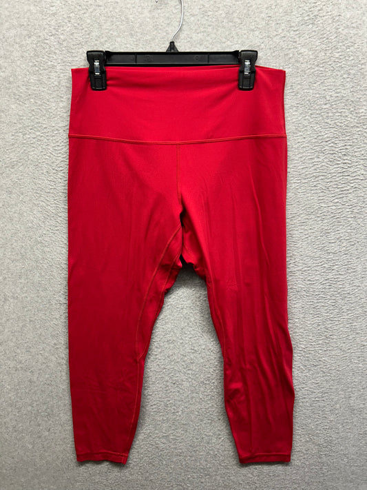 *RARE* Lululemon Align Pant II 25" Size 12 Lunar New Year Dark Red