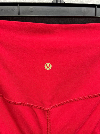 *RARE* Lululemon Align Pant II 25" Size 12 Lunar New Year Dark Red