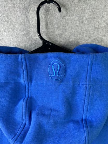 Lululemon Scuba Full-Zip Hoodie Size 4 Pipe Dream Blue (Square Dot)