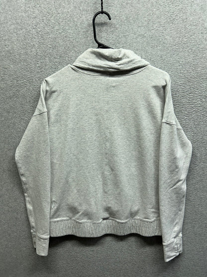 Lululemon Stress Less Pullover Size 8 Heathered Core Ultra Light Grey