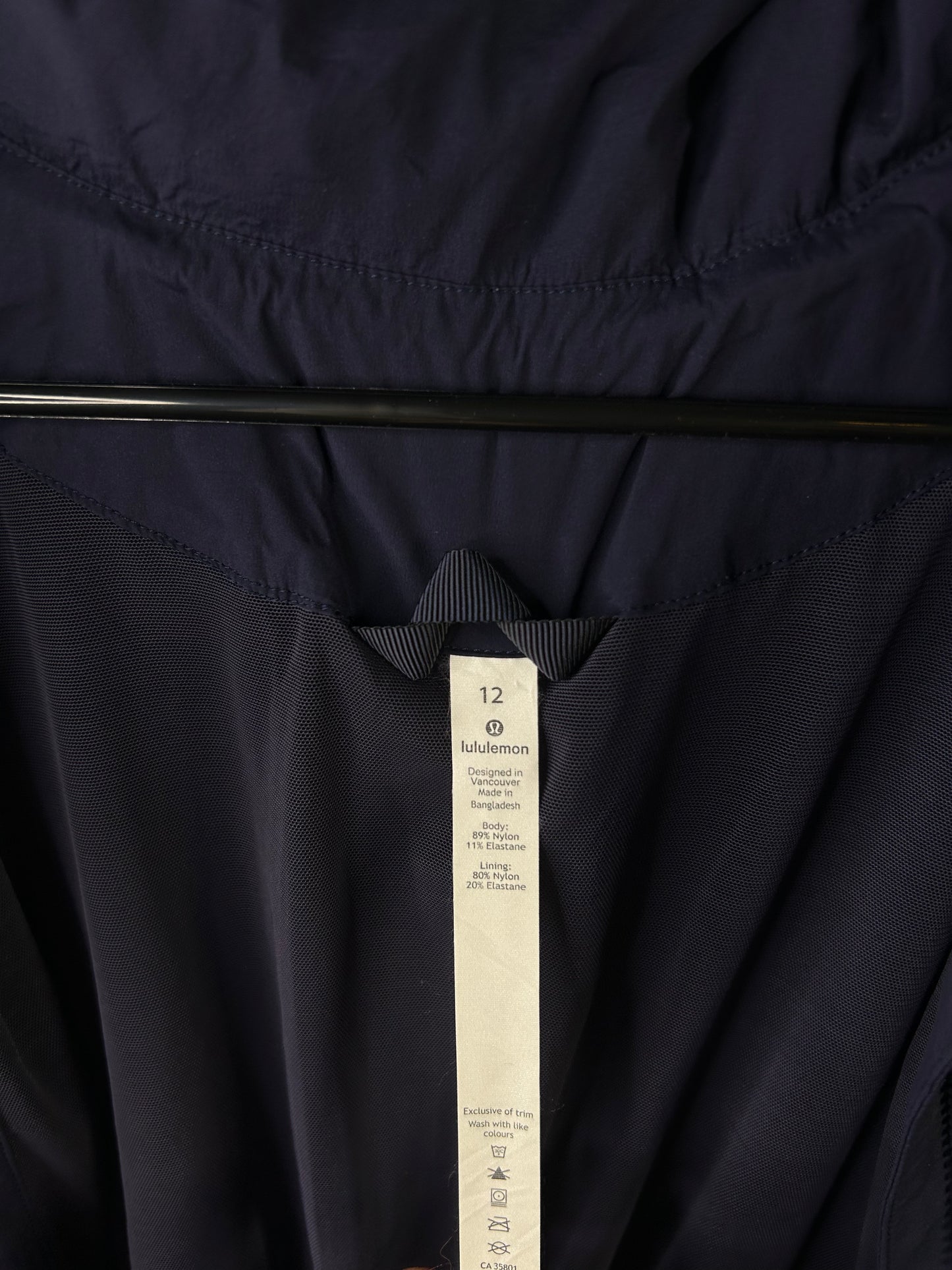 Lululemon Such A Cinch Jacket Size 12 Midnight Navy