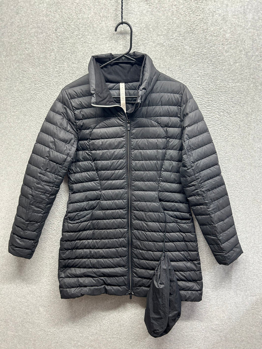 Lululemon Pack it Down 700 Fill Jacket Long Size 8 Black
