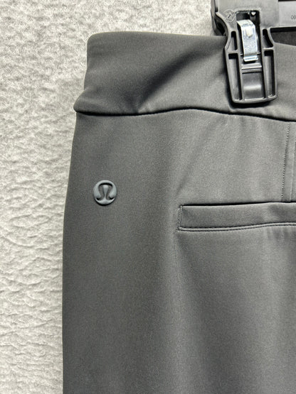 Lululemon Tapered-Leg Mid-Rise Pant 7/8 Length Luxtreme Size Large (Square) Graphite Grey