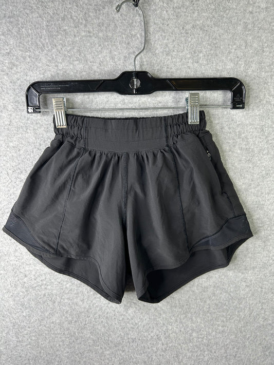 Lululemon Hotty Hot Short II 4" Size 0 Black