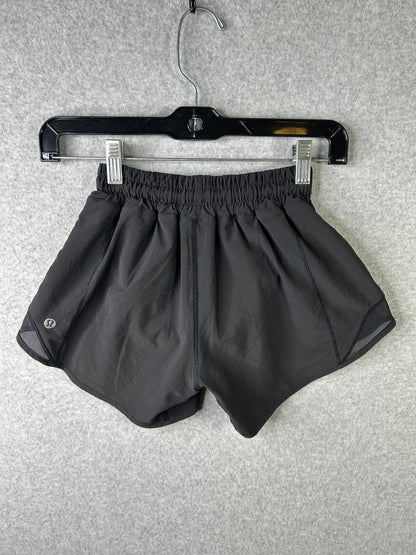 Lululemon Hotty Hot Short II 4" Size 0 Black