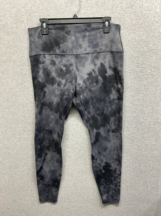 Lululemon Align High-Rise Pant 28" Size 14 Diamond Dye Pitch Grey Graphite Grey