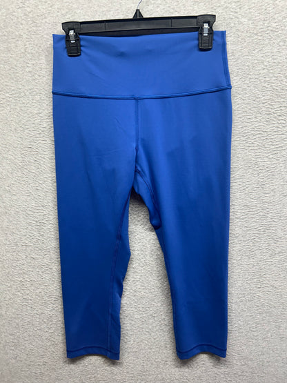 Lululemon Wunder Train High-Rise Crop 21" Size 10 Regatta Blue