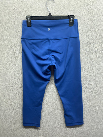 Lululemon Wunder Train High-Rise Crop 21" Size 10 Regatta Blue
