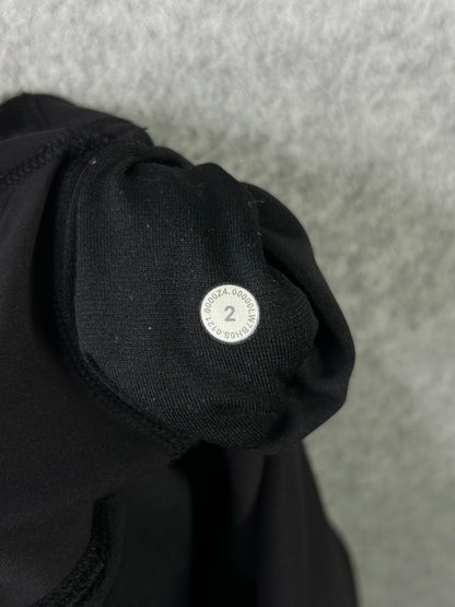 Lululemon Wunder Train High Rise Short 8" Size 2 Black